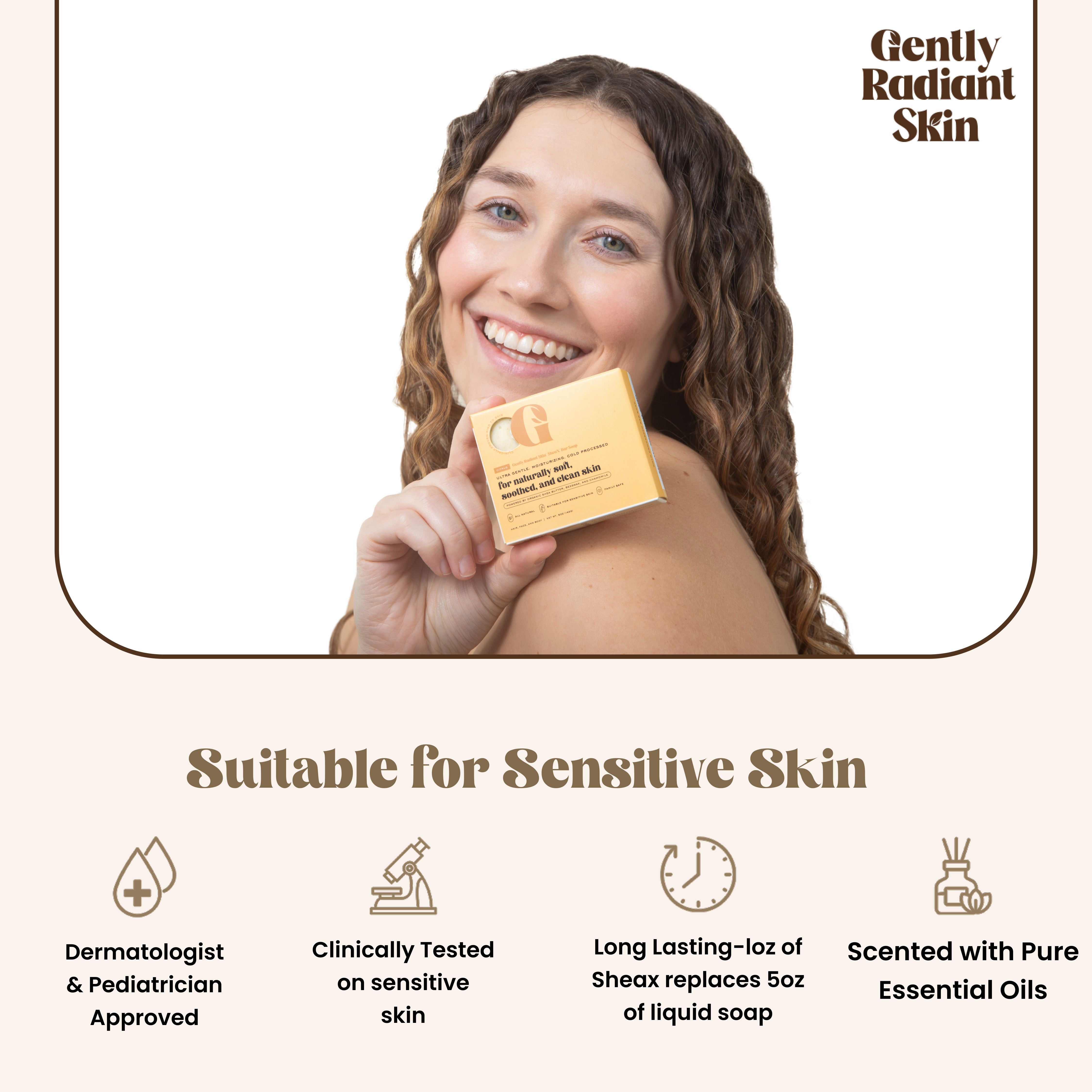 5oz SheaX™ Citrus & Chamomile Body Cleansing Bar Soap