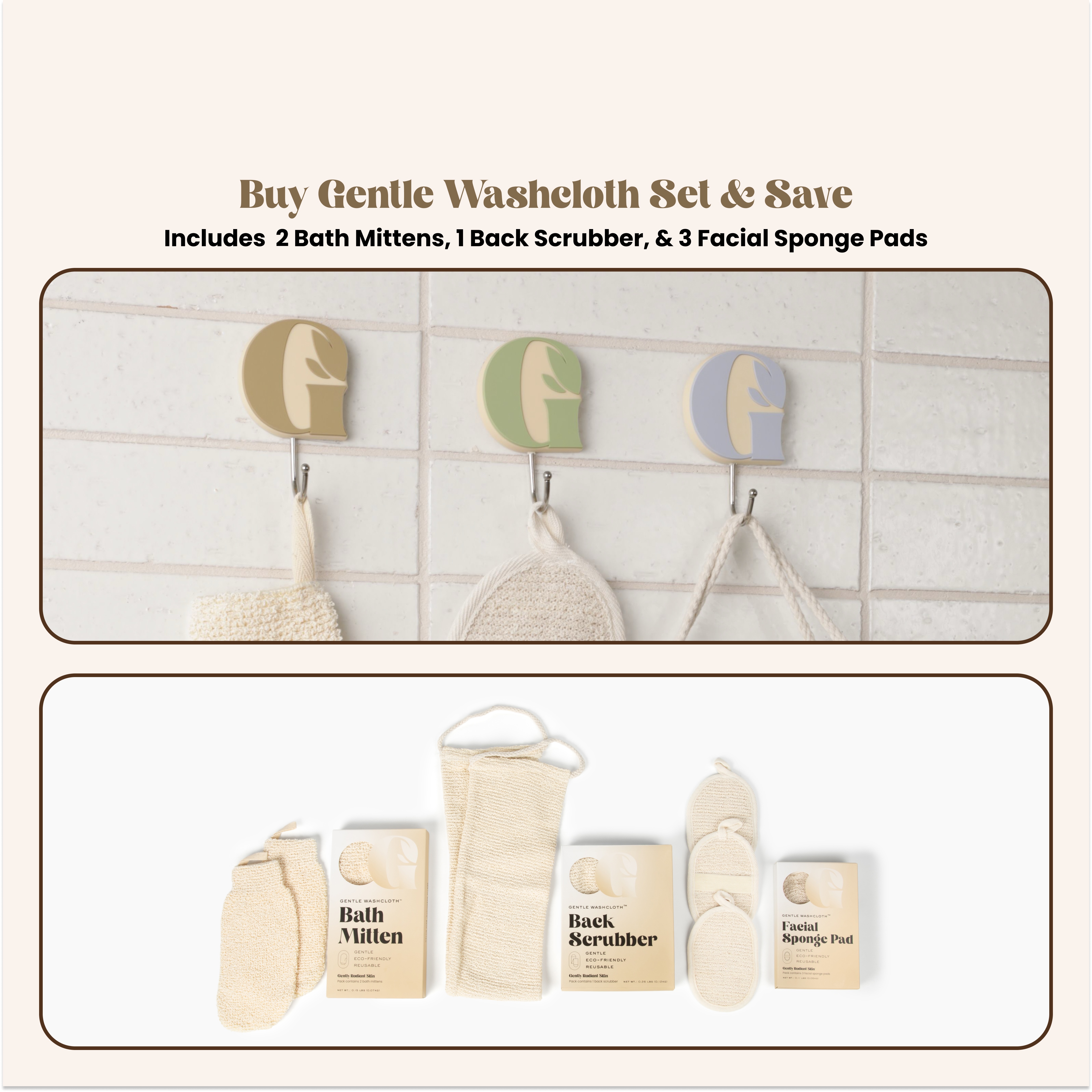 Gentle Washcloth™ Collection