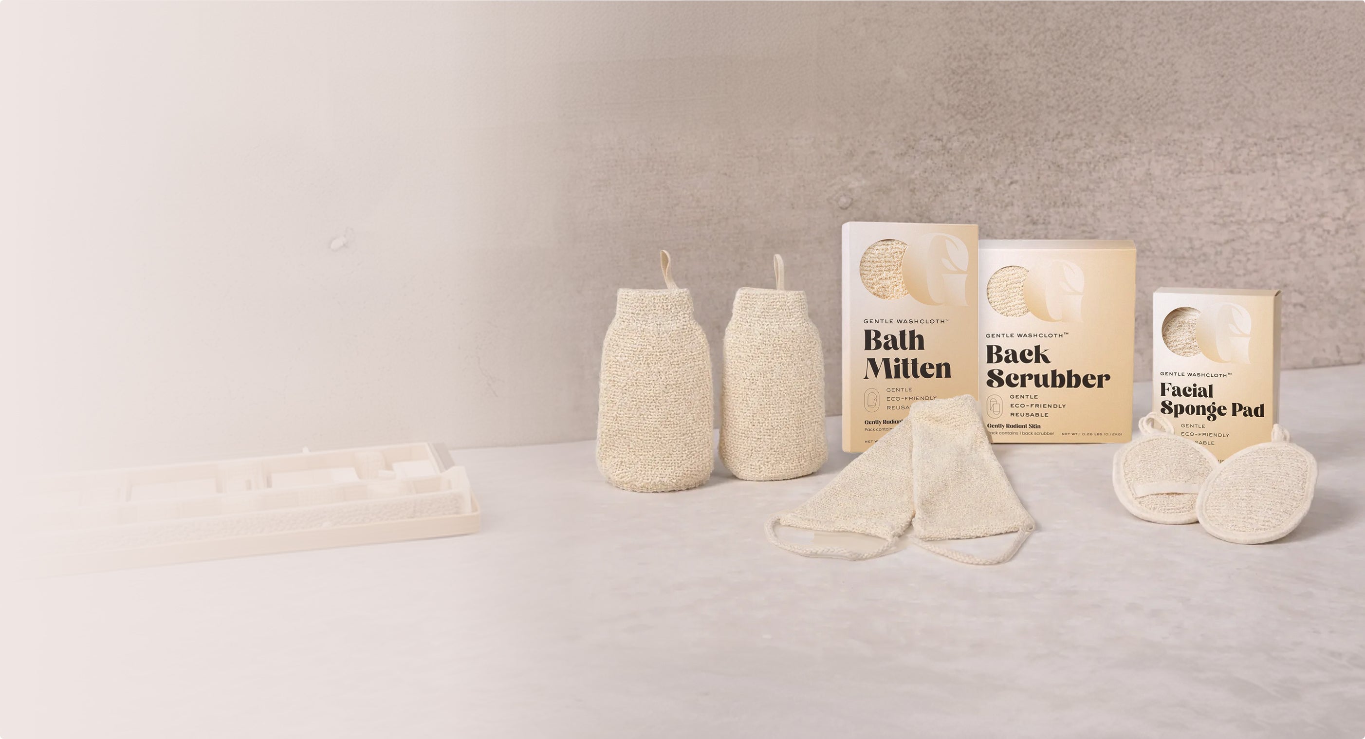 MEET THE GENTLE WASHCLOTH™ CoLLECTION